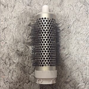 Silver and White Hair Brush  attachment for shark flexstyle